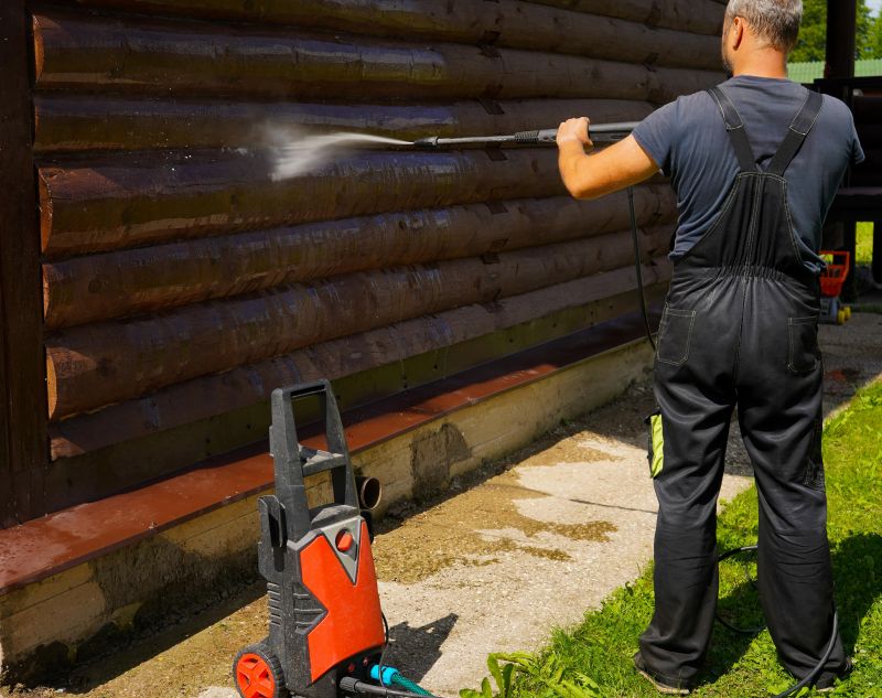 Power Washing Equipment in Action