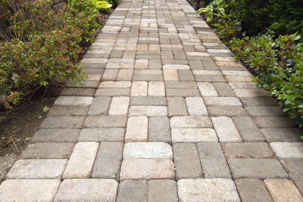 Paver Walkway Cleaning in Barrington