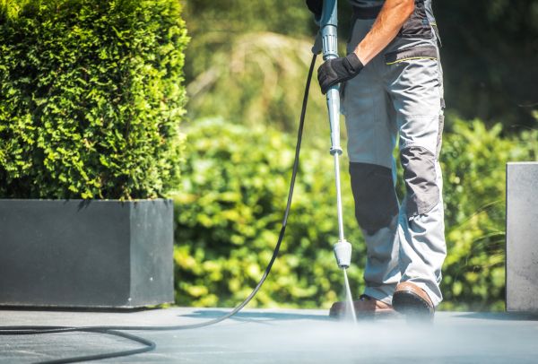 Patio Concrete Cleaning in Barrington