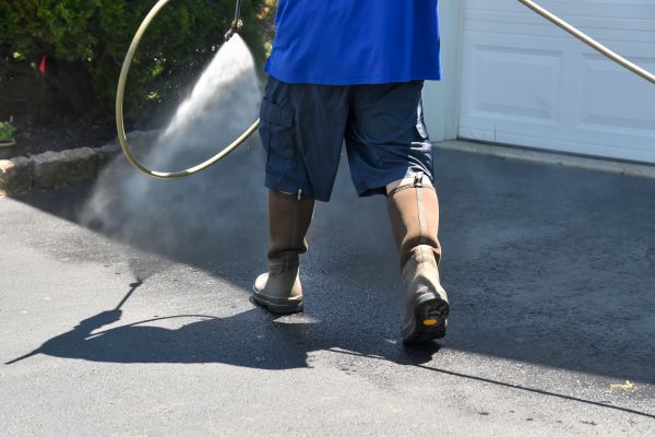 Asphalt Powerwashing in Barrington
